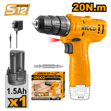 INGCO CDLI12415 12V S12 Cordless Impact Wrench 10mm