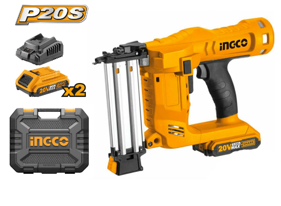 INGCO CBNLI2002 20V Cordless Nail Gun for Wood