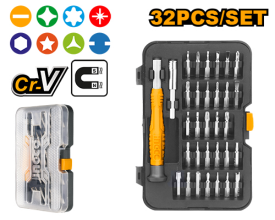 32 Pcs Mobile Phone Screwdriver Set – INGCO HKSDB0328