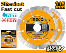 Segmented Granite Disc Set – INGCO DMD0111523