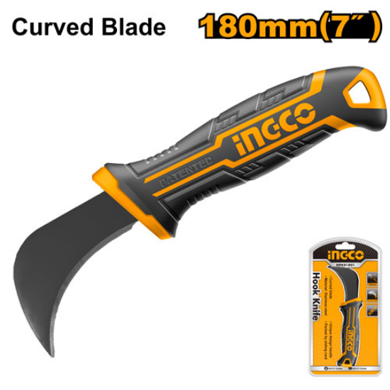 180mm Hook Knife – INGCO HPK81801