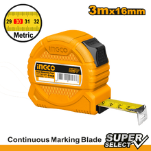 ABS Yellow Plastic Measuring Tape with 1-Stop – INGCO HSMT39316-1