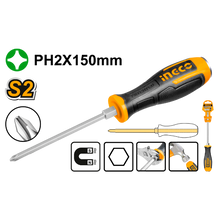 Phillips Impact Screwdriver with Rubber Handle – INGCO HGTS68PH2150