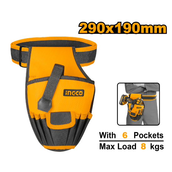 Fabric Tool Pouch with 6 Pockets – INGCO HTBP03011