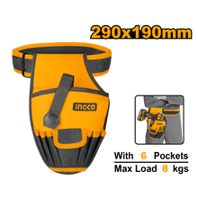 Fabric Tool Pouch with 6 Pockets – INGCO HTBP03011