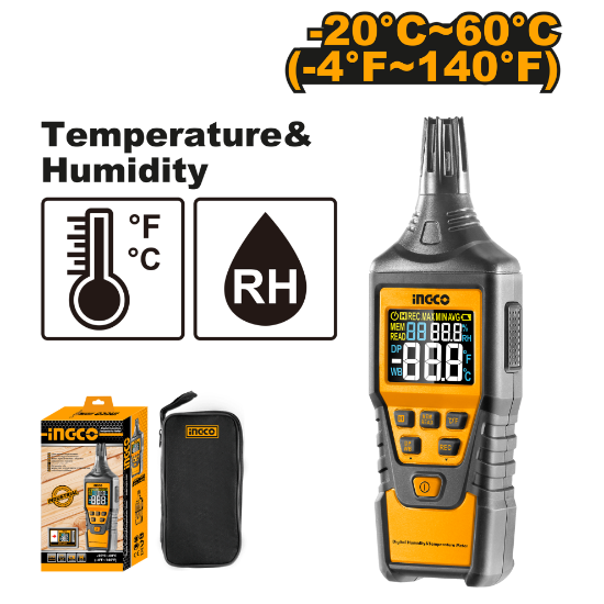 Humidity and Temperature Tester – INGCO HETHT01