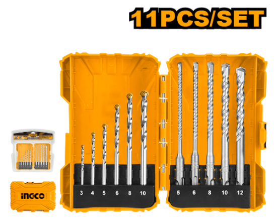 INGCO AKDL31101 11PCS Drill Bit Set
