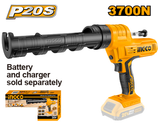 INGCO CCGLI2001 20V Cordless Silicone Gun