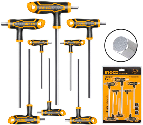 INGCO HHKT8081 – 9-Piece Socket Set with Handle