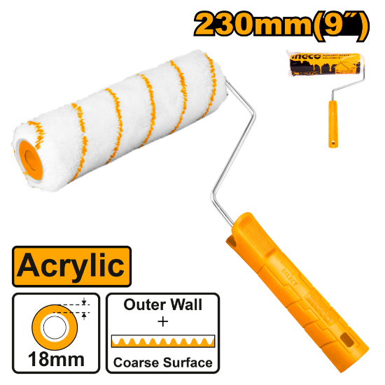 Acrylic Paint Roller for Exterior with Handle – INGCO HRHT04092