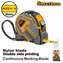 Rubber-Coated Measuring Tape – Double-Sided Marked – INGCO HSMT88052.1