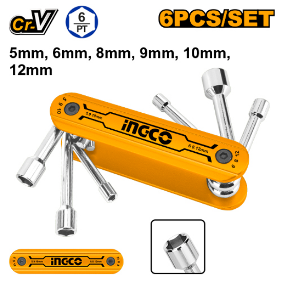 6-Piece Socket Cap Set – INGCO HFND0601