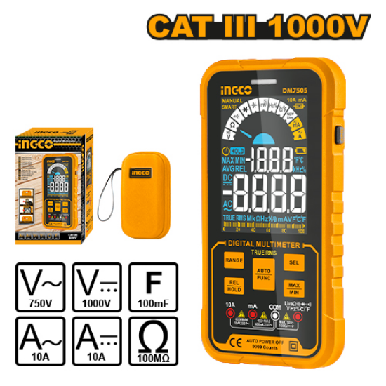 Counts Digital Multimeter – INGCO DM7505