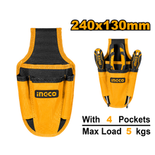 Fabric Tool Pouch with 4 Pockets – INGCO HTBP04011