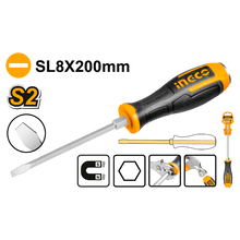 Slotted Impact Screwdriver with Rubber Handle – INGCO HGTS688200