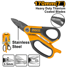 Titanium-Coated Stainless Steel Scissors – INGCO HES051708