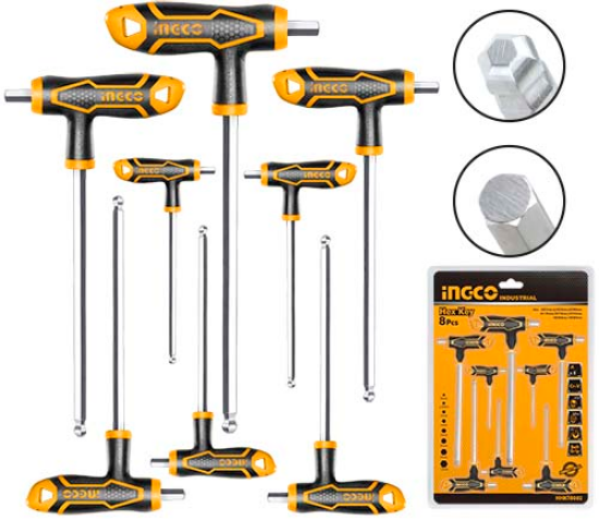 INGCO HHKT8082 – 9-Piece Long Socket Set with Handle