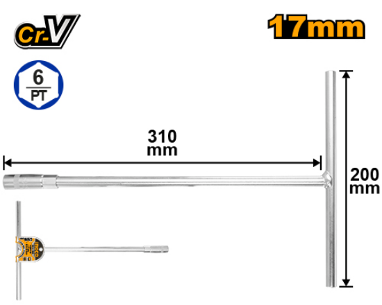 T-Handle Spark Plug Wrench – INGCO HTSW1708