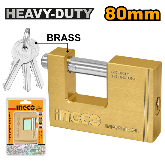 80mm Copper Cut-Resistant Padlock – DBBPL0802