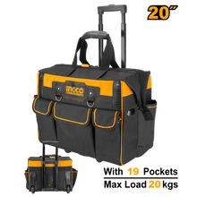 Telescopic Handle Tool Bag with Wheels – INGCO HRRTB2002