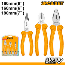 3 Pcs Stainless Steel Pliers Set – INGCO HKPS08311