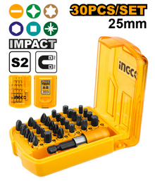 INGCO AKSD68303 31PCS Mixed Screwdriver Bit Set with Drill Adapter