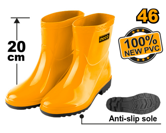 INGCO SSH102L.46 – Short Rubber Work Boots