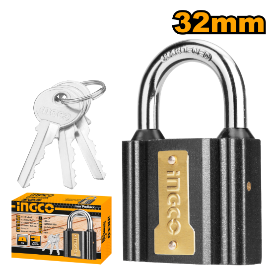 Gray Iron Padlock – INGCO DIPL0301