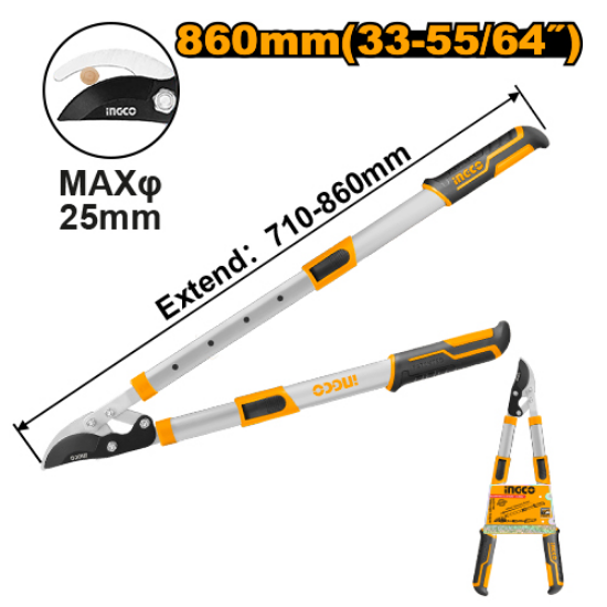 Long-Handled Telescopic Aluminum Bolt Cutter – INGCO HLTS7401