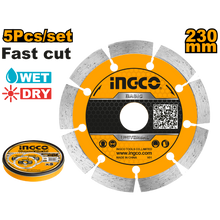 Segmented Granite Disc Set – INGCO DMD012302M