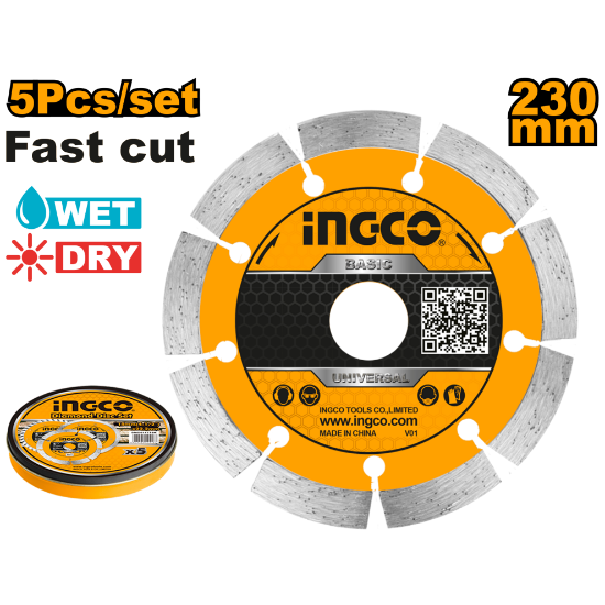 Segmented Granite Disc Set – INGCO DMD012302M