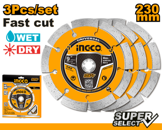 Segmented Granite Disc Set – INGCO DMD0123023