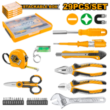 29 Pcs Tool Set with Stackable Plastic Case – INGCO HKTV01H291