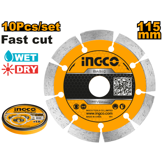Segmented Granite Disc Set – INGCO DMD011152M