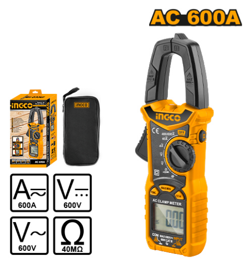 Counts Industrial Digital Clamp Meter – INGCO DCM6003