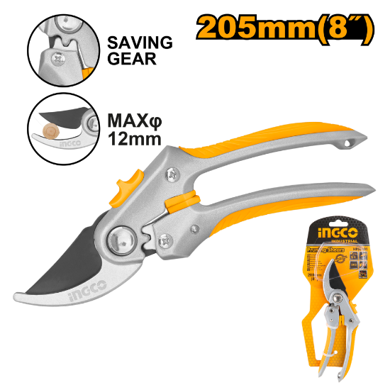 Pruning Shears with 12mm Cutting Capacity – INGCO HPS0401