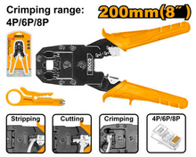 Network Crimping Pliers Set (4P, 6P, 8P) – INGCO HMPC1468P