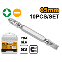 Screwdriver Bits Set PH2 + SL6 – INGCO SDB21HL133