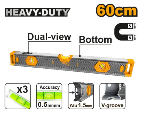 60 cm Reinforced Magnetic Mercury Thermometer – INGCO HSL68060