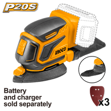 INGCO CDSLl2051 20V Cordless Triangular Sander