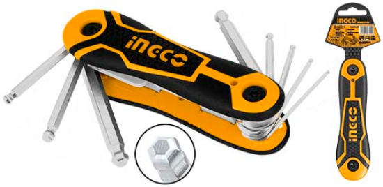 INGCO HHK14082 – 8-Piece Allen Key (Hex Key) Set