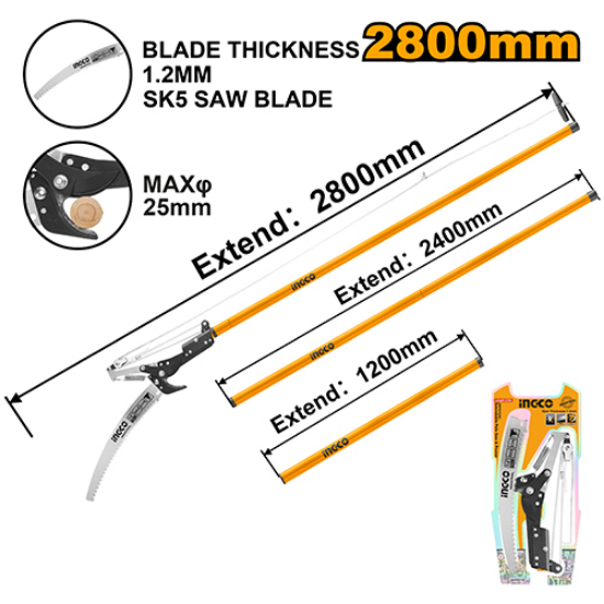 Long Pruning Shears with Saw – INGCO HEPS25281