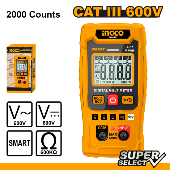 Counts Digital Multimeter – INGCO DM6011