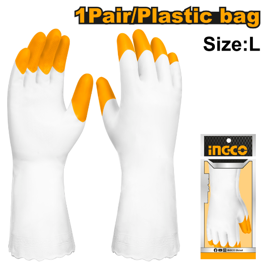 INGCO HGVP03 – XL PVC Long Kitchen Gloves