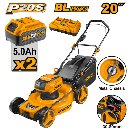 INGCO LMLI20202 – Cordless Lawn Mower