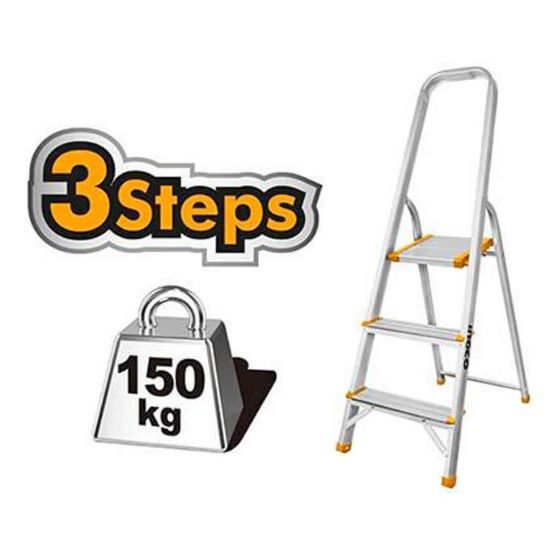 3-Step Aluminum Ladder – INGCO HLAD06031