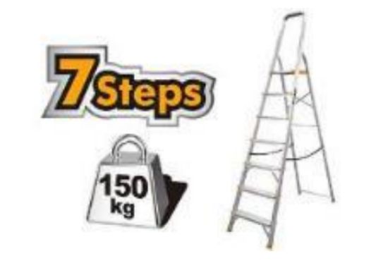 7-Step Aluminum Ladder – INGCO HLAD06071