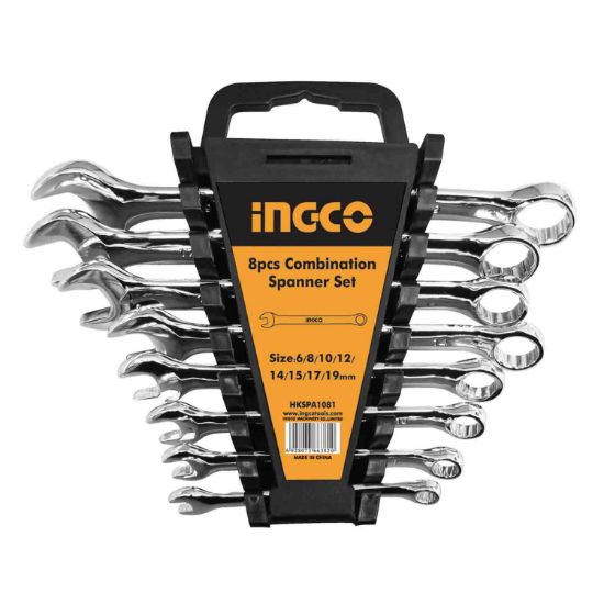 8 Pcs Metric Gear Wrench Set (6-19 mm) – INGCO HKSPA1081