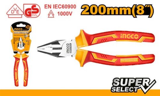 INGCO HICP28208 – Insulated Industrial Pliers