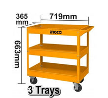 INGCO HPTCT031 – Tool Table with Wheels & 3 Shelves